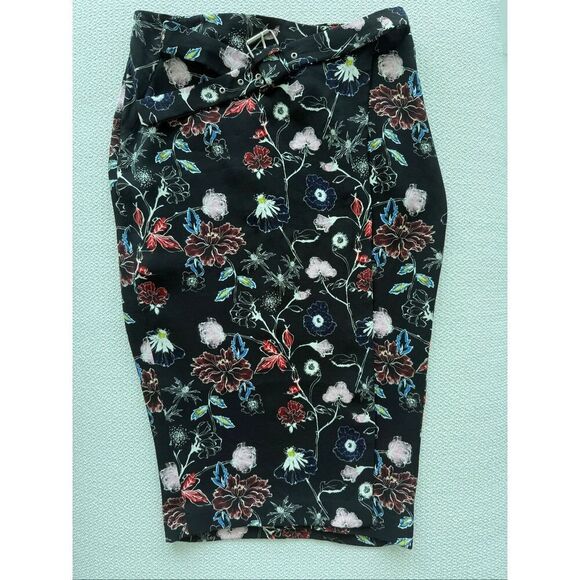 A.L.C. Belted Wrap Wildflower Daniel’s Midi Skirt - Picture 5 of 7